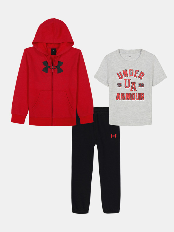 Under Armour Chlapčenský set Under Armour UA RIVAL 3PC HOODIE SET