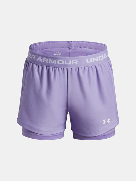 Under Armour Dievčenské kraťasy Under Armour UA Tech Play Up 2n1 Short-PPL