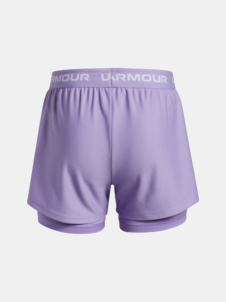 Under Armour Dievčenské kraťasy Under Armour UA Tech Play Up 2n1 Short-PPL