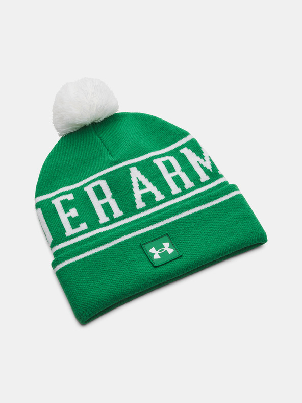 Under Armour Pánska čiapka Under Armour M Halftime Pom Beanie-GRN