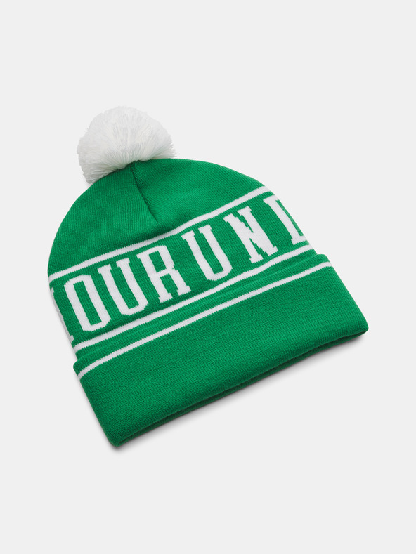 Under Armour Pánska čiapka Under Armour M Halftime Pom Beanie-GRN