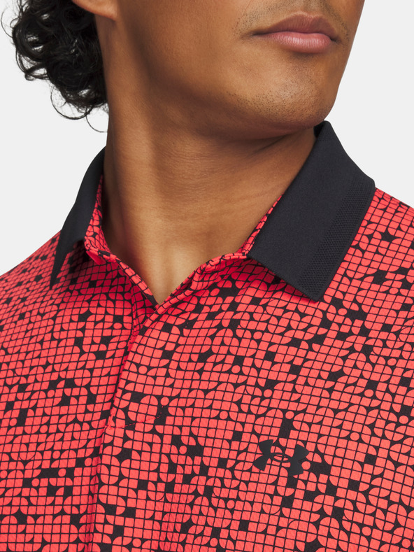 Under Armour Pánske tričko Under Armour UA Drive Chill Printed Polo-RED