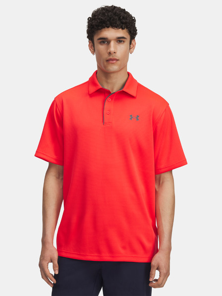 Under Armour Pánske tričko Under Armour Tech Polo-RED