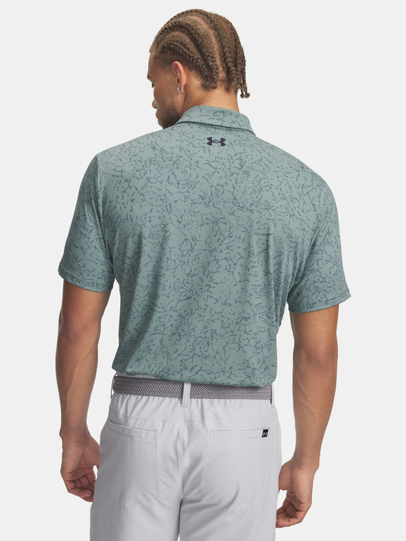 Under Armour Pánske tričko Under Armour UA Playoff 3.0 Printed Polo-GRN