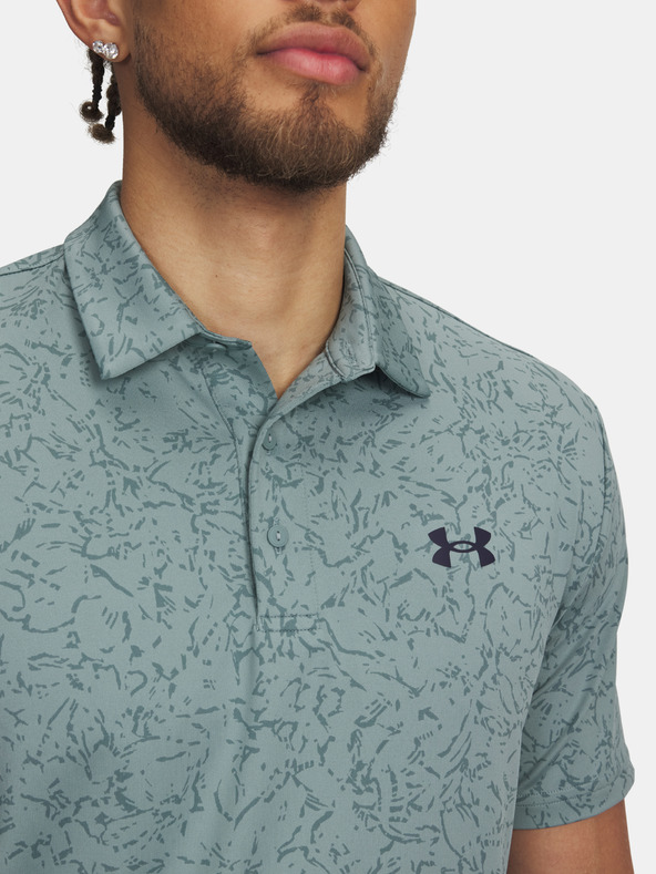 Under Armour Pánske tričko Under Armour UA Playoff 3.0 Printed Polo-GRN