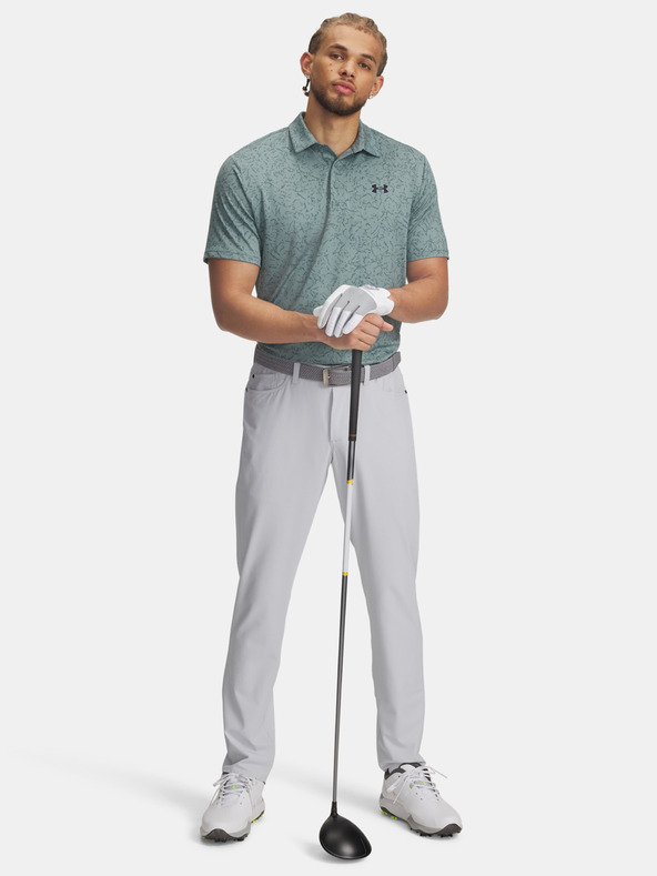 Under Armour Pánske tričko Under Armour UA Playoff 3.0 Printed Polo-GRN