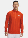 Under Armour Pánske tričko Under Armour UA Tech Textured 1/2 Zip-ORG