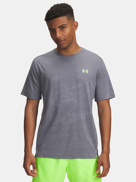 Under Armour Pánske tričko Under Armour UA Tech Vent Jacquard SS-GRY