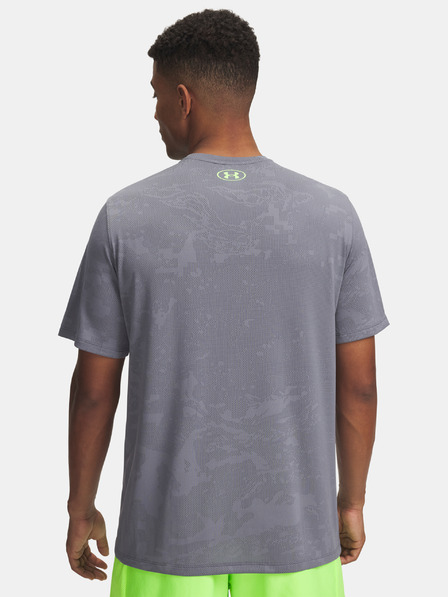 Under Armour Pánske tričko Under Armour UA Tech Vent Jacquard SS-GRY