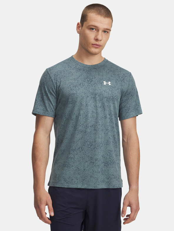 Under Armour Pánske tričko Under Armour UA Tech Tee Pixelate-BLU