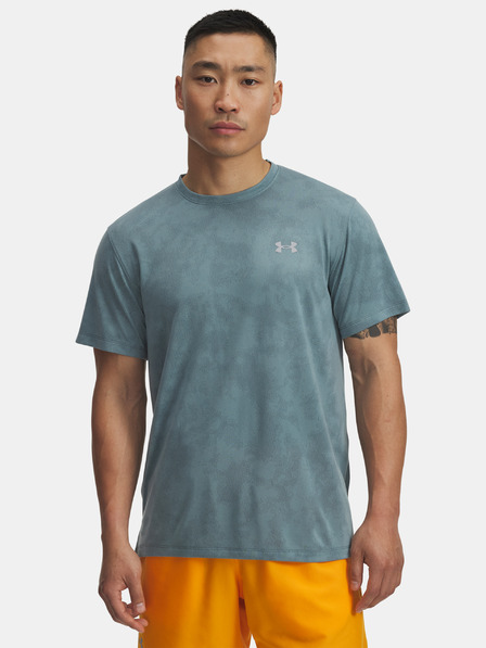 Under Armour Pánske tričko Under Armour UA Launch Camo SS-GRN