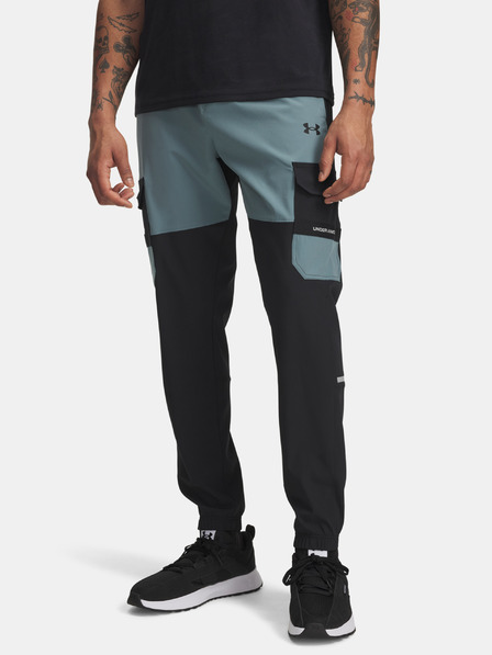 Under Armour Pánske športové nohavice Under Armour UA Tech Utility Woven Pant-BLK