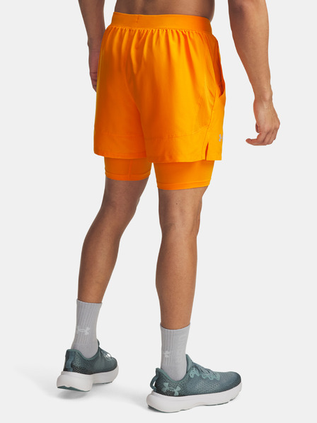 Under Armour Pánske kraťasy Under Armour UA LAUNCH 5'' 2-IN-1 SHORTS-ORG