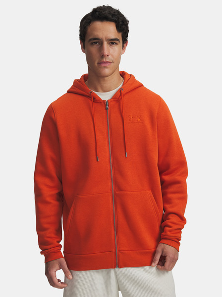 Under Armour Pánska mikina Under Armour UA Icon Fleece FZ Hood-ORG