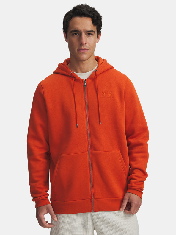 Under Armour Pánska mikina Under Armour UA Icon Fleece FZ Hood-ORG