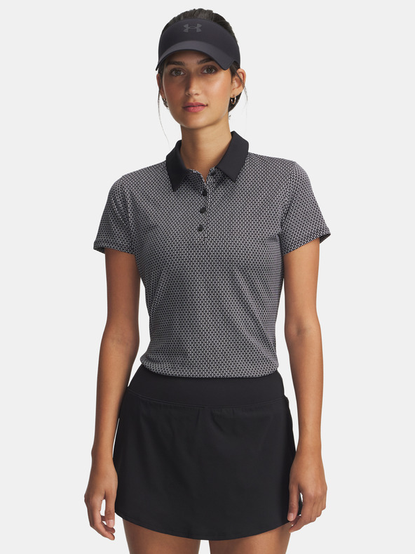 Under Armour Dámske tričko Under Armour UA Playoff 3.0 Printed Polo-BLK