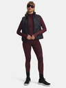 Under Armour Dámske tričko Under Armour UA ColdGear Textured 1/2 Zip-RED