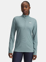Under Armour Dámske tričko Under Armour Tech Rib 1/2 Zip-GRN