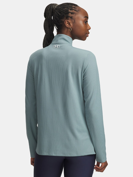 Under Armour Dámske tričko Under Armour Tech Rib 1/2 Zip-GRN