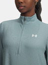 Under Armour Dámske tričko Under Armour Tech Rib 1/2 Zip-GRN