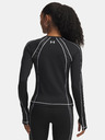 Under Armour Dámske tričko Under Armour UA ColdGear Textured Crew-BLK