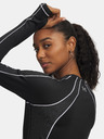 Under Armour Dámske tričko Under Armour UA ColdGear Textured Crew-BLK