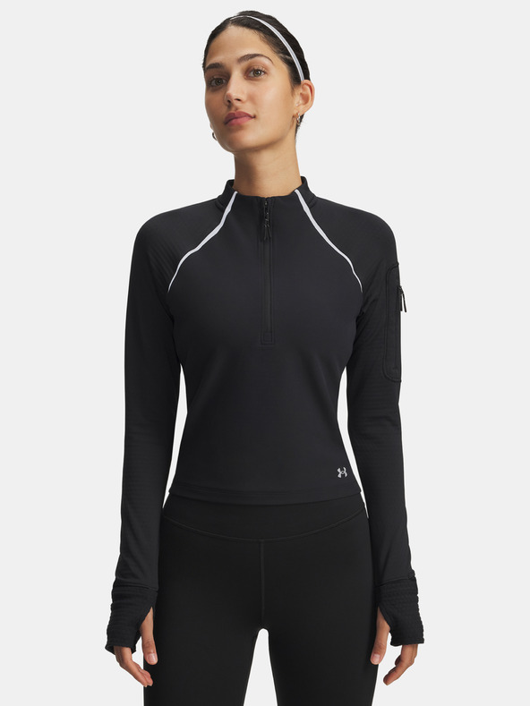 Under Armour Dámske tričko Under Armour UA Velociti Pro CW Half Zip-BLK
