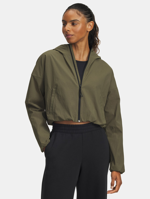 Under Armour Dámska bunda Under Armour Unstoppable Woven Rstop LS-GRN