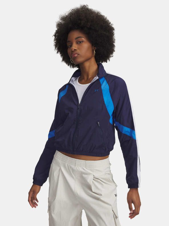 Under Armour Dámska bunda Under Armour UA Icon Crinkle Jacket-BLU