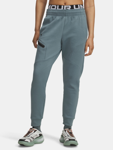 Under Armour Dámske tepláky Under Armour Unstoppable Flc Jogger-BLU