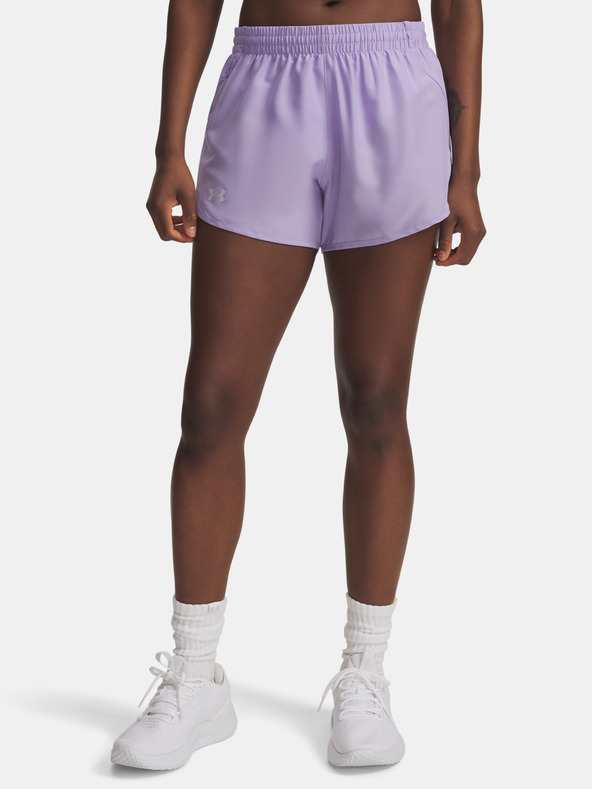 Under Armour Dámske kraťasy Under Armour UA Fly By 3'' Shorts-PPL
