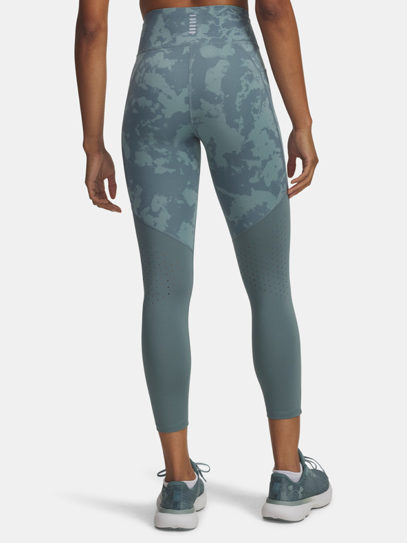 Under Armour Dámske legíny Under Armour UA Launch Ankle Print Tights-BLU