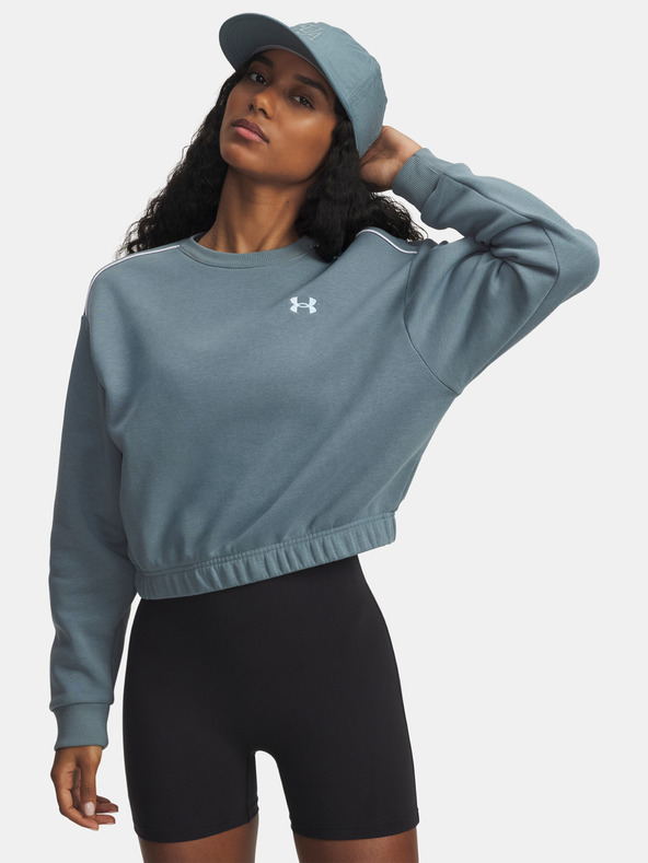 Under Armour Dámska mikina Under Armour UA Rival Fleece Piped Crew-BLU