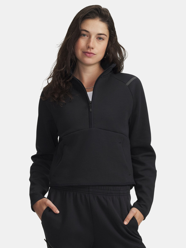 Under Armour Dámska mikina Under Armour Unstoppable Flc HZ-BLK