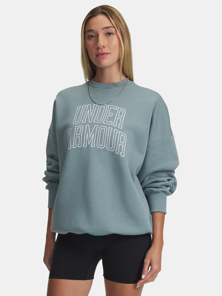 Under Armour Dámska mikina Under Armour Rival Flc OS Varsity Crew-GRN