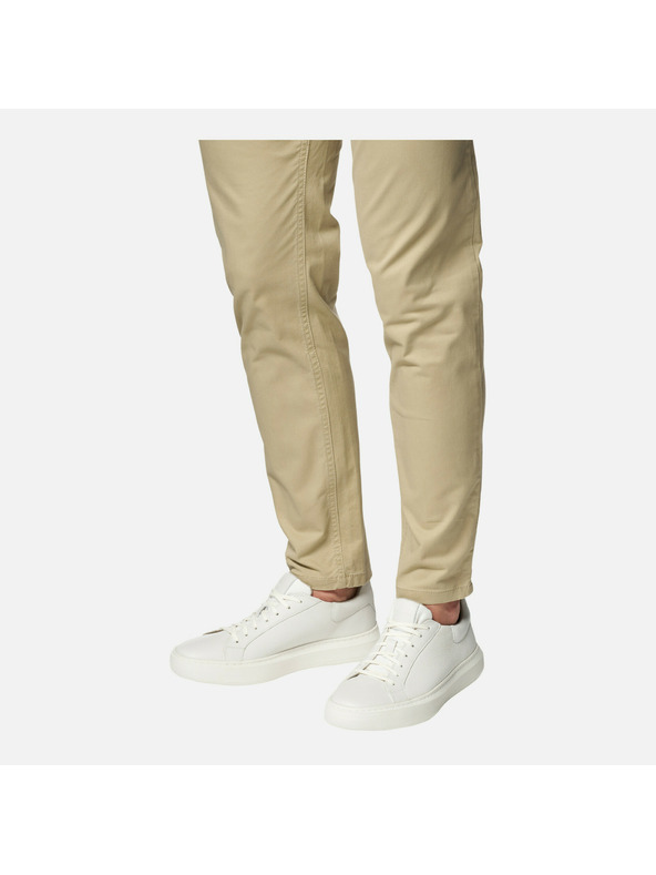 Geox Biele pánske tenisky Geox Deiven