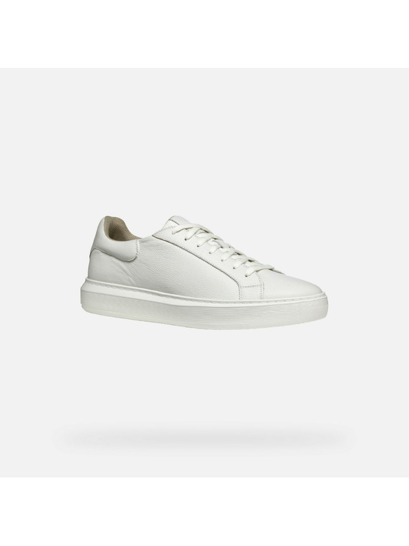 Geox Biele pánske tenisky Geox Deiven