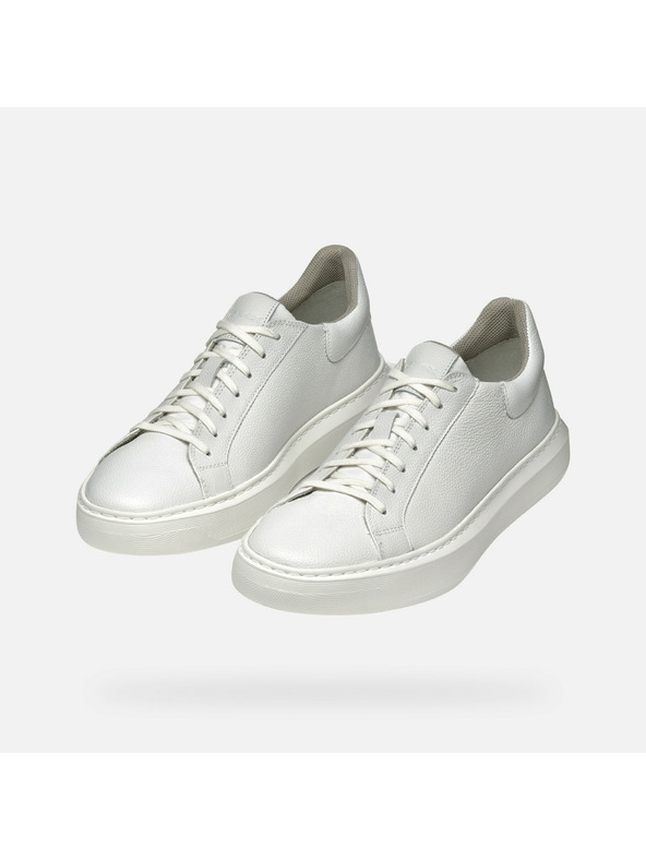 Geox Biele pánske tenisky Geox Deiven