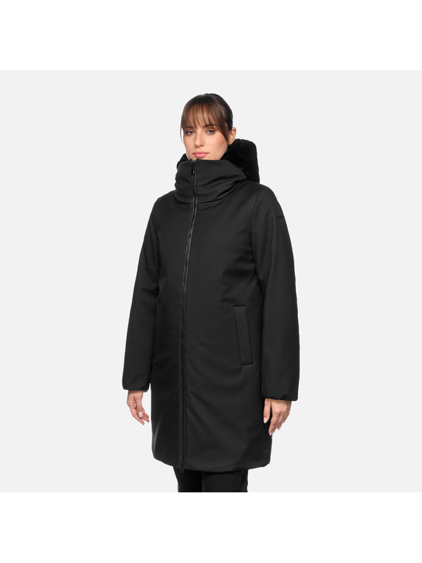 Geox Čierna dámska bunda Geox Desya