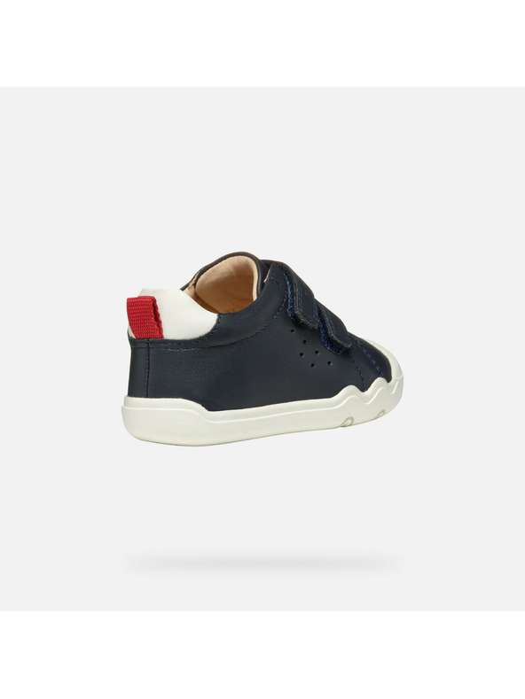 Geox Tmavomodré chlapčenské barefoot tenisky Geox Steppieup