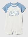 GAP Baby krátky overal s logom GAP