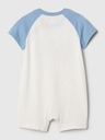 GAP Baby krátky overal s logom GAP