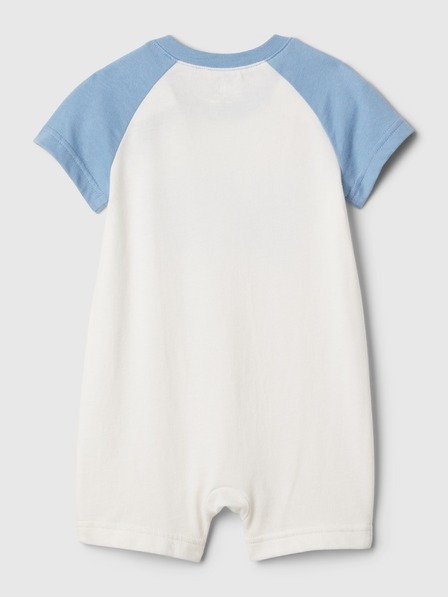 GAP Baby krátky overal s logom GAP