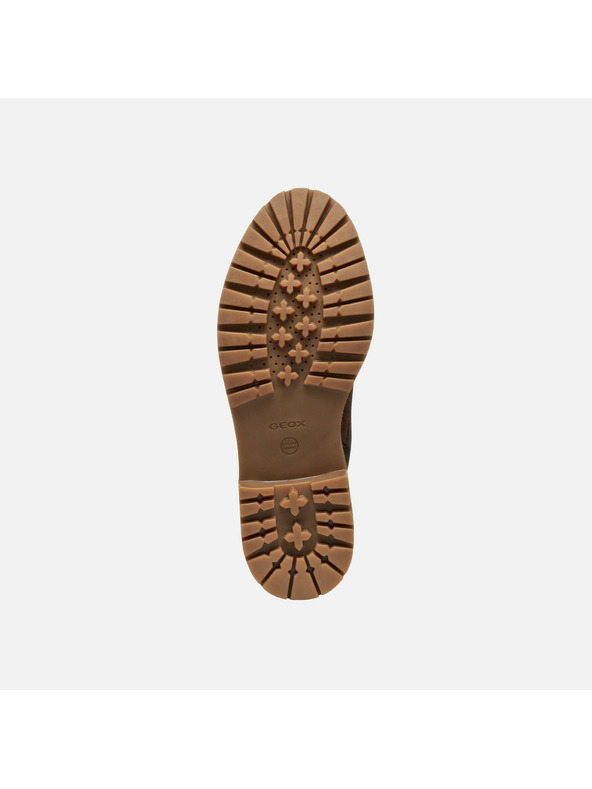 Geox Hnedé dámske členkové topánky Geox Iridea