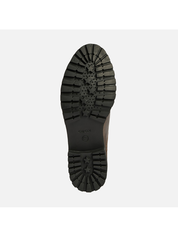 Geox Zlaté dámske členkové topánky Geox Hoara