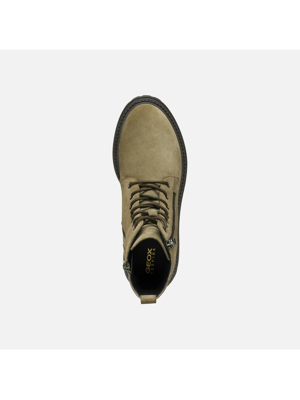 Geox Khaki dámske členkové topánky Geox Iridea