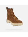 Geox Hnedé dámske členkové topánky Geox Iridea