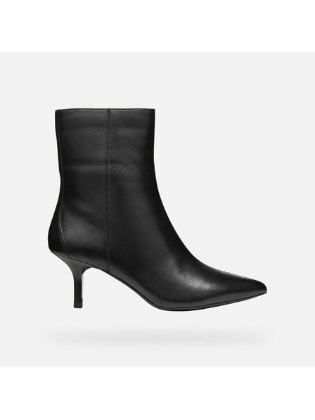 Geox Čierne dámske členkové topánky Geox Kleopy