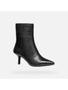 Geox Čierne dámske členkové topánky Geox Kleopy