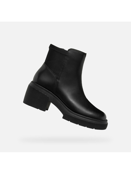 Geox Čierne dámske členkové tenisky Geox Spherica EC15